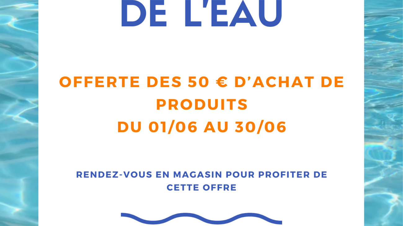 Analyse de l'eau offerte