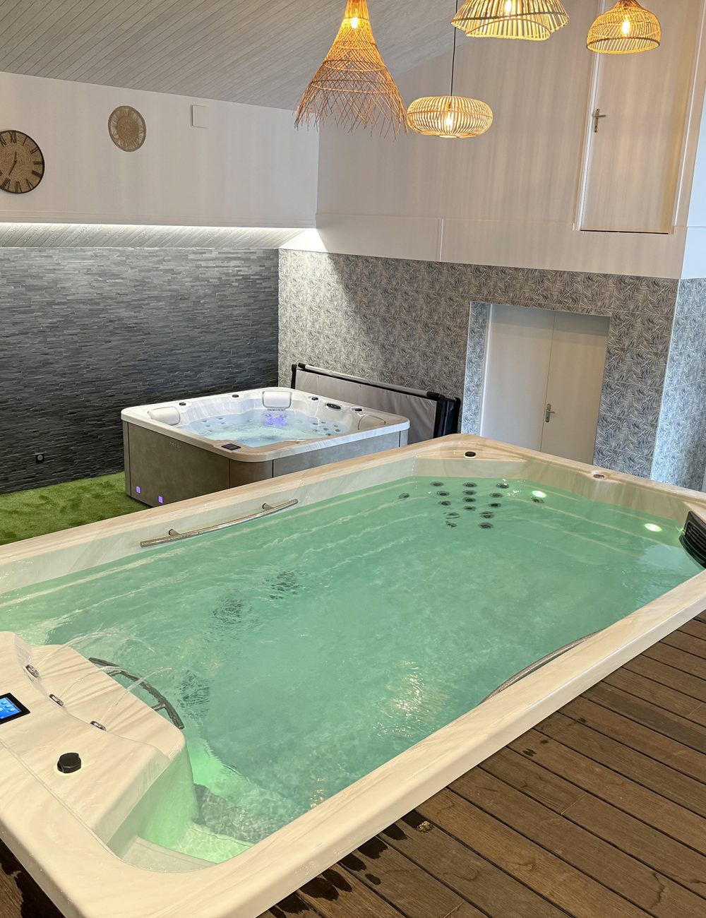 Installation Wellness avec 2 spas OEWEO